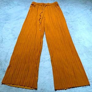Gold Palazzo Pants